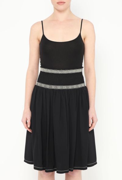Prada Woven Embroidered Skirt - 2