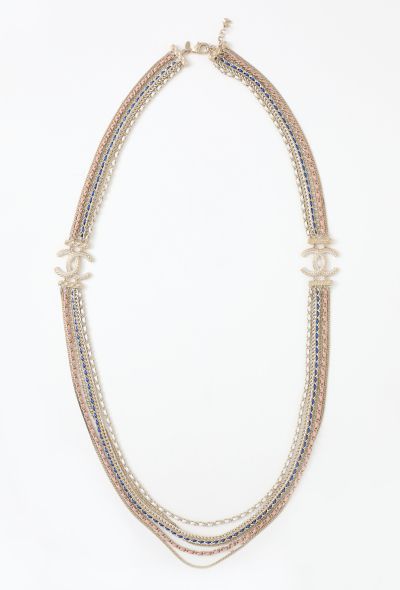 Chanel 2022 Strass 'CC' Chainlink Sautoir - 1