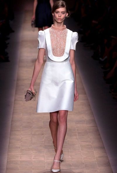 Valentino S/S 2013 Lace Bib Dress - 2