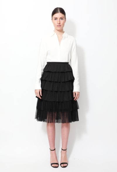 Rochas 2015 Tiered Pleated Skirt - 1