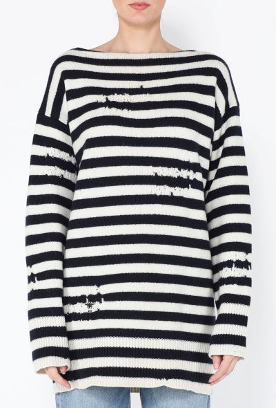 Dior 2019 Distressed Knit Pullover - 2