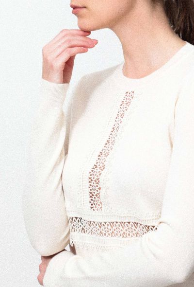 Chloé 2015 Crochet Detail Sweater - 2