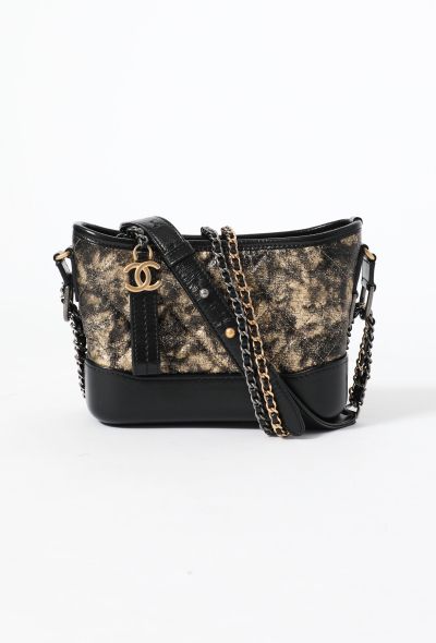 Chanel F/W 2018 Metallic Gabrielle Hobo Bag - 1