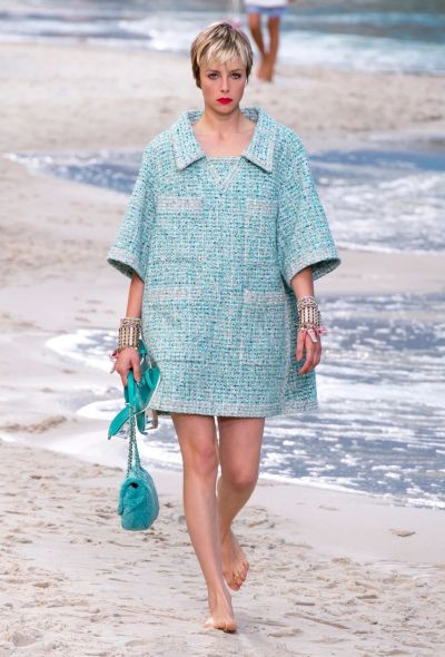 Chanel S/S 2019 Tweed Mini Rectangular Timeless Bag - 2