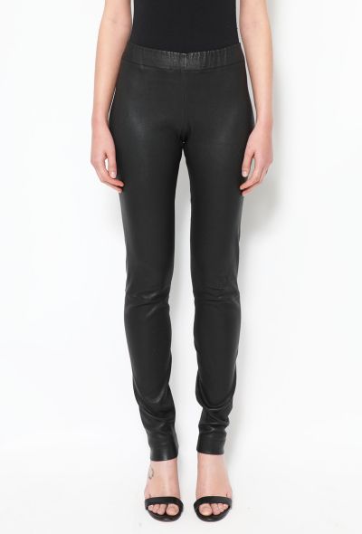 The Row Lambskin 'Moto' Leggings - 1