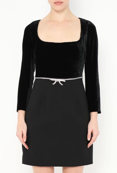 Miu Miu 2019 Embellished Velvet Dress - 2