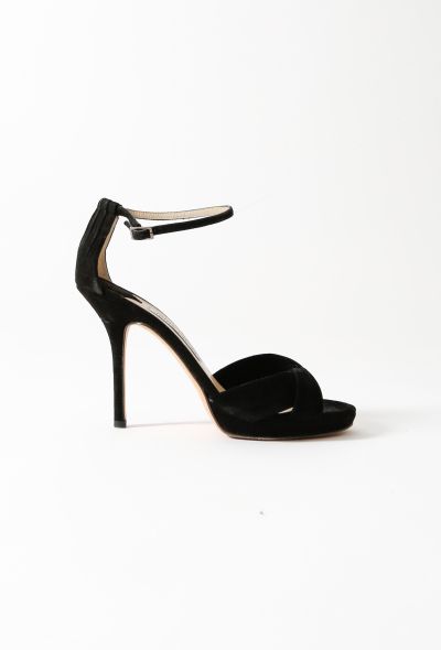 Modern Designers Jimmy Choo Suede Strappy Sandals - 1