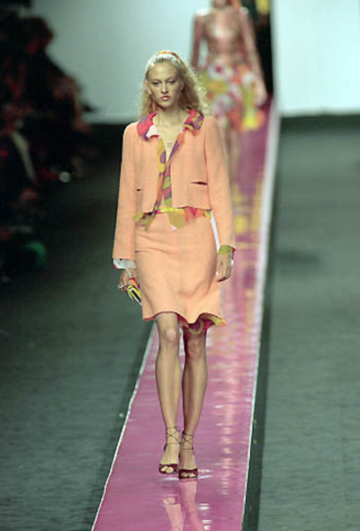 Chanel S/S 2000 Silk Chiffon Bouclé 3-Piece Ensemble - 2