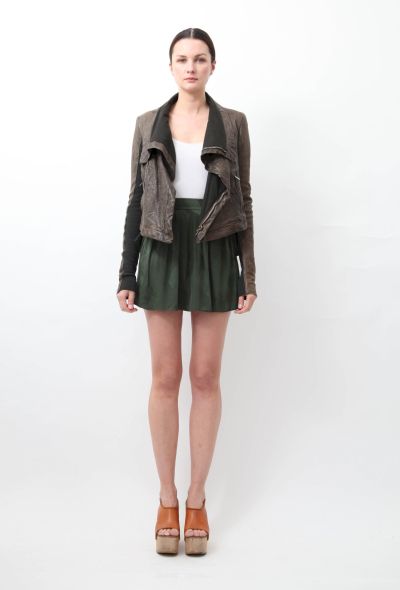 Balenciaga Silk Pleated Skirt - 1