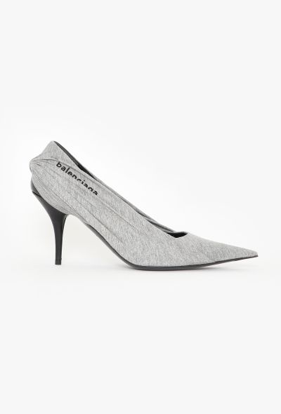 Balenciaga F/W 2017 Ruched Jersey Pumps - 1
