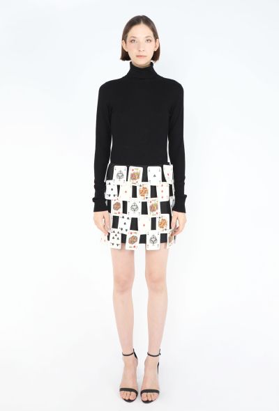Moschino 1995 Playing Cards Skirt - 2