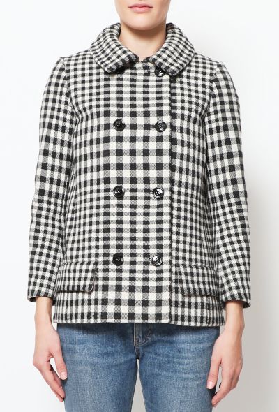 Chloé Pre-Fall 2012 Gingham Wool Jacket - 1