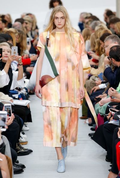 Céline S/S 2018 Abstract Floral Skirt - 1