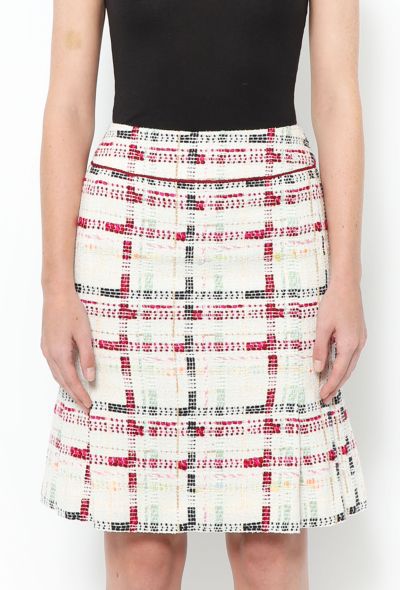 Chanel S/S 2004 Cotton Terrycloth 'CC' Skirt - 1