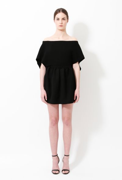 Balenciaga Off-Shoulder Shift Dress - 2