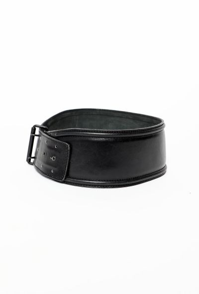 Alaïa Vintage Leather Corset Belt - 2