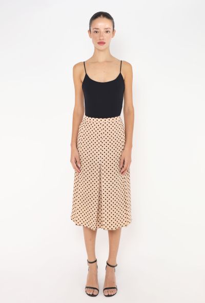 Saint Laurent Early '70s Polka Dot Skirt - 1