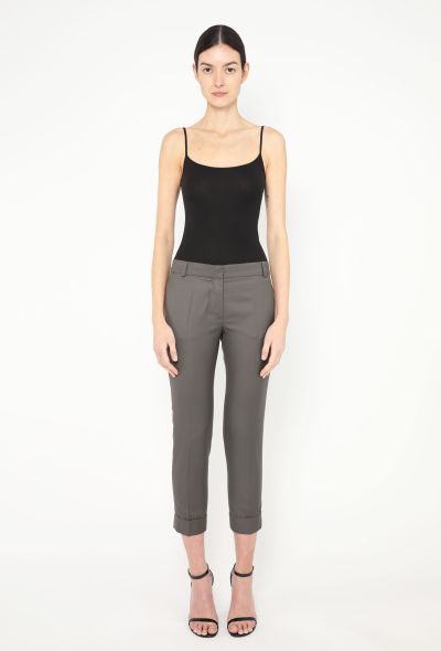 Chloé 2006 Cropped Chevron Trousers - 1