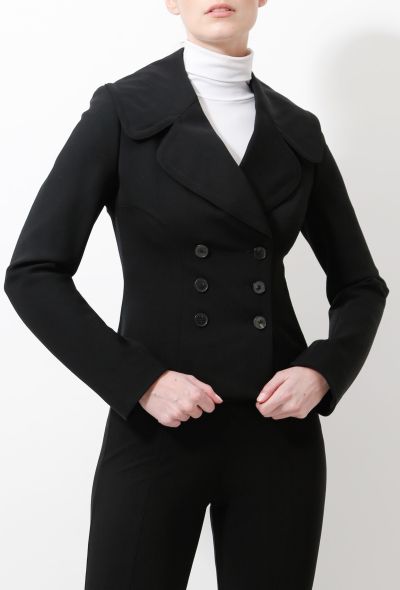 Alaïa Classic Fitted Wool Jacket - 1