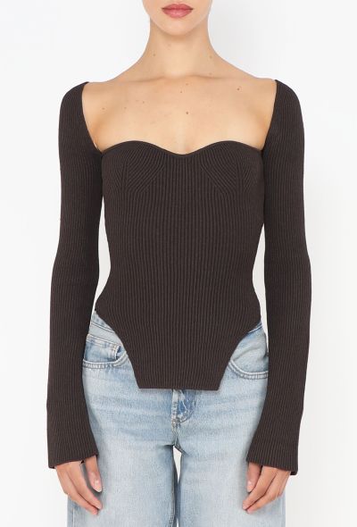 Khaite 2020 Maddy Ribbed Top - 1