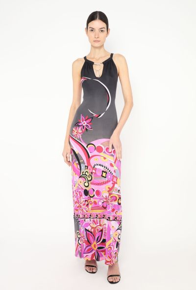 Emilio Pucci Graphic Maxi Halter Dress - 1