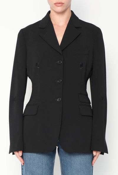 Embroidered Hourglass Blazer - 1