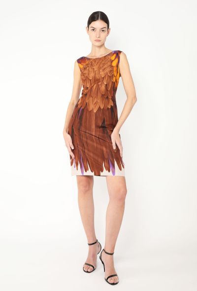 Prada S/S 2005 Silk Feather Dress - 1