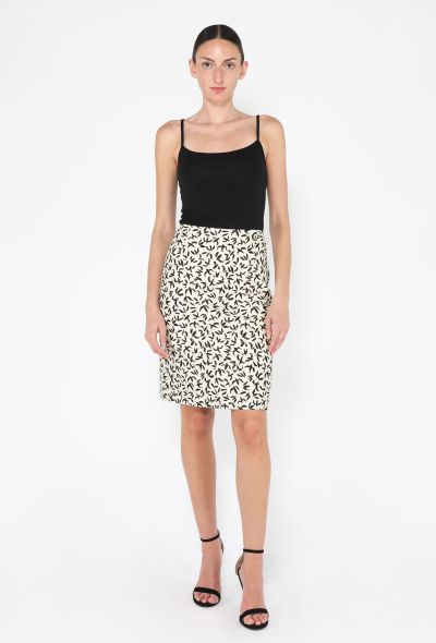 Loro Piana Silvia Swallows Printed Skirt, 2024 - 2