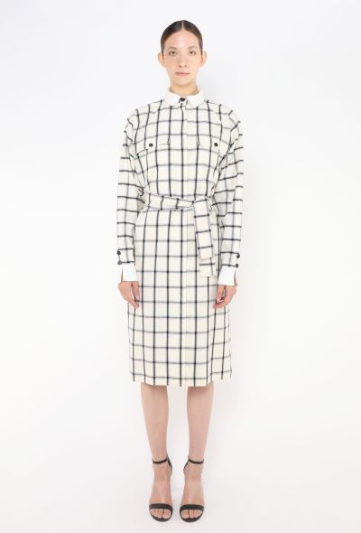 Gucci Vintage Belted Plaid Dress - 1