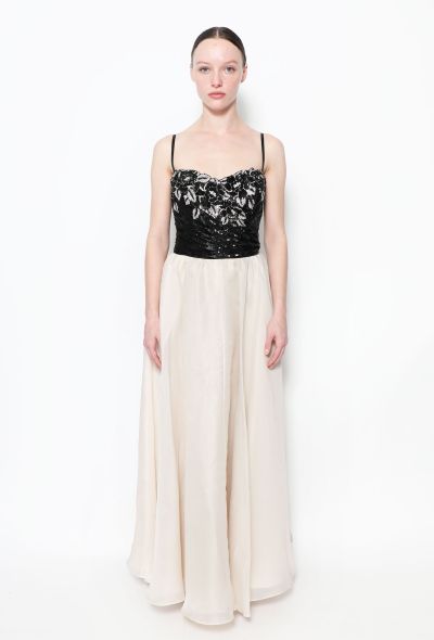 Jean-Louis Scherrer Couture '70s Embellished Bustier Gown - 1