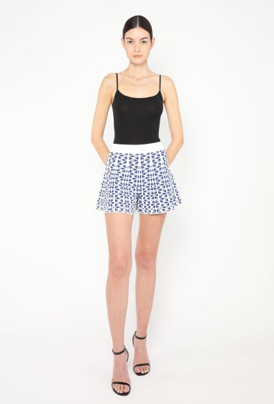 Alexander McQueen Flared Jacquard Shorts - 2
