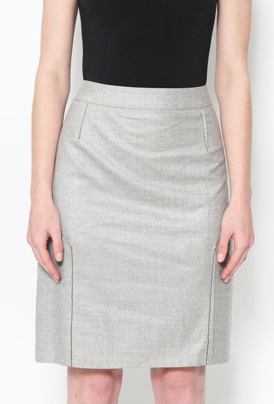 Dior Classic Wool Stitch Skirt - 2