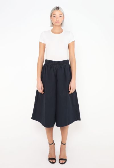 Céline Flared Poplin Culottes - 1