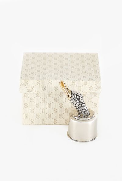 Gucci '70s Silver-Plated Duck Bottle Cap - 1