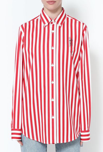 Céline 2021 Striped Cotton Shirt - 1