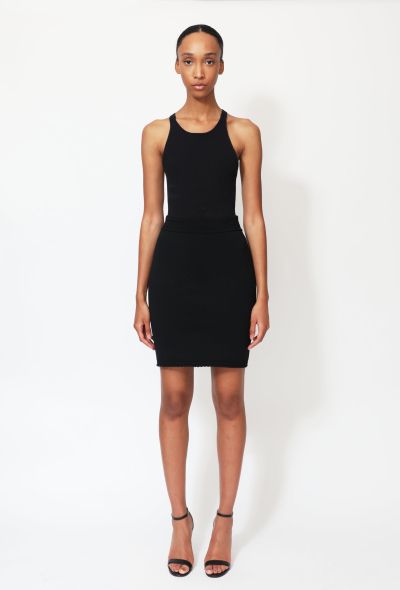 Alaïa 90s Scalloped Knit Skirt - 1