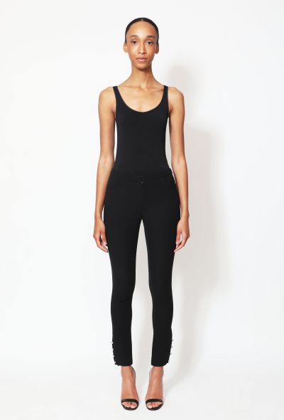 Chanel Tapered Crêpe 'CC' Trousers - 1