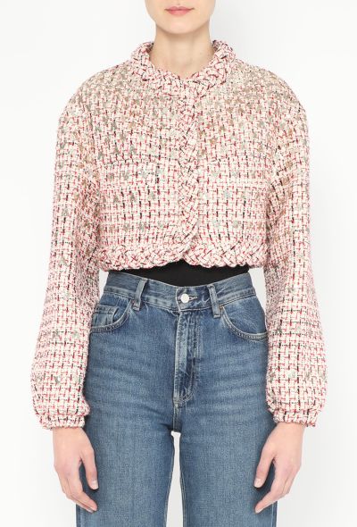 Valentino 2021 Sensation Embellished Tweed Jacket - 1