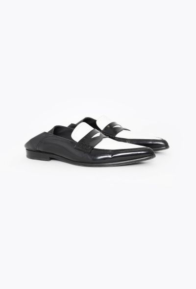 Loewe 2020 Folded Leather Penny Loafers - 2