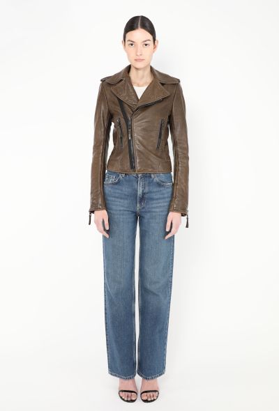 Balenciaga Lambskin Biker Jacket - Brown (2009) - 2