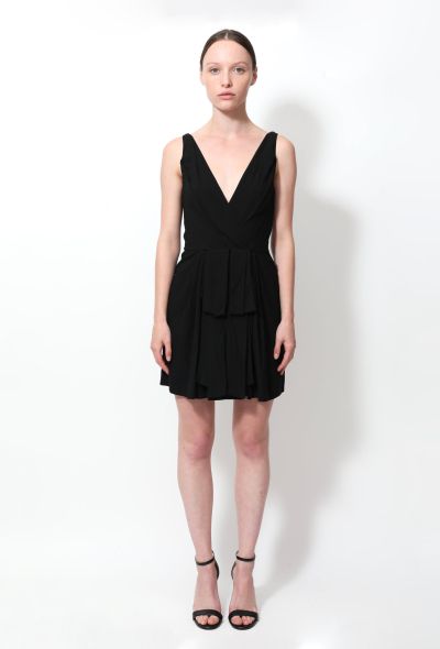 Saint Laurent F/W 2013 Draped Crêpe Dress - 1