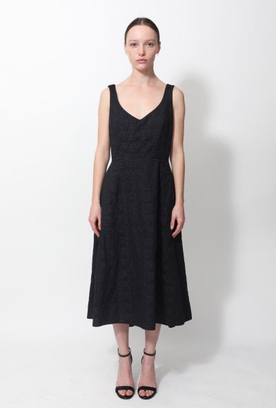 Comme des Garçons 2019 "CDG" Logo Flared Dress - 1
