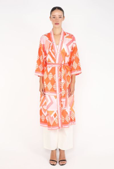 Emilio Pucci Belted Cotton Sarong, 1970s - 1