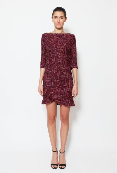 Azzaro Floral 'Jillian' Silk Dress - 1