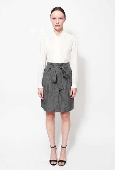 Chloé 2005 Plaid Wrap Skirt - 1