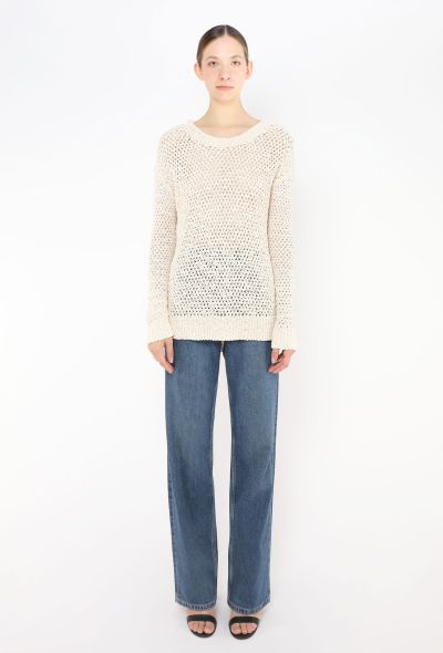 The Row Crochet Open-Knit Sweater - 2