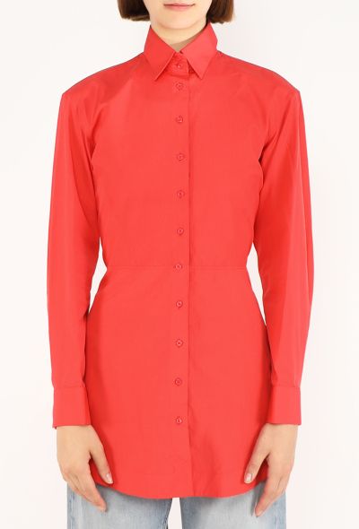 Alaïa Fluted Broderie Anglaise Shirt - 2