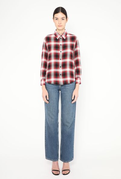 Céline 2021 Plaid Flannel Shirt - 2