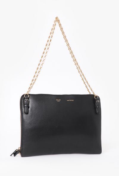 Céline Black Zip Around Shoulder Bag - 2
