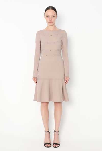 Valentino F/W 2011 Studded Crêpe Dress - 1